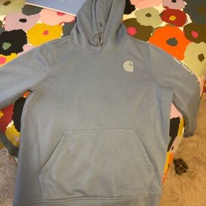 Carhartt Light Blue Relaxed Fit Hoodie